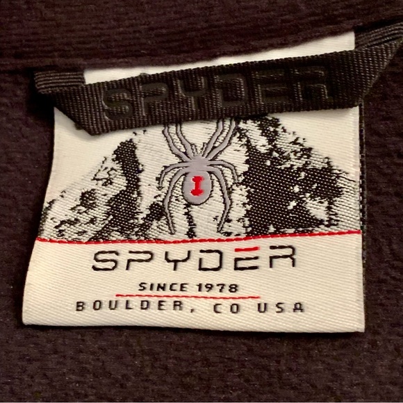 Spyder Men's Outbound 1/2 Zip Gray Pull Over Jacket / Sweater sz L - Picture 14 of 15